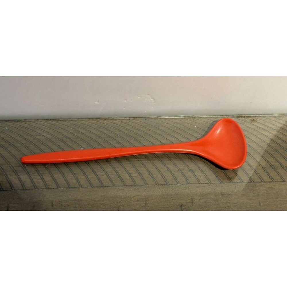 Vintage Mepal Melamine Salad Spoon Rosti Denmark Orange Melamine 2533